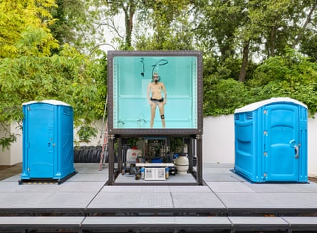 ‘Comedy is an essential part of art-making for me’ … a performer with scuba gear in the audience’s filtered urine.