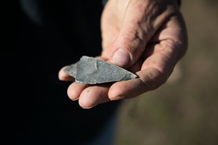 A stone artefacts found on Brucedale.