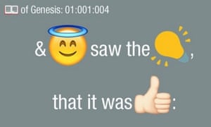 Bible Emoji translates the holy text into a language millennials can understand.