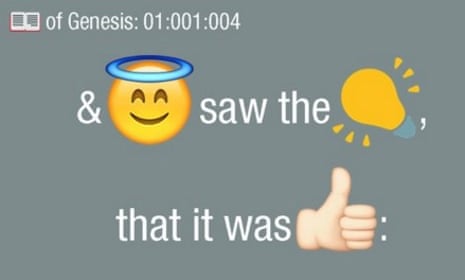 Bible Emoji translates the holy text into a language millennials can understand.