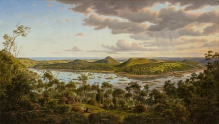 Eugene von Guérard’s Tower Hill 1855 painting