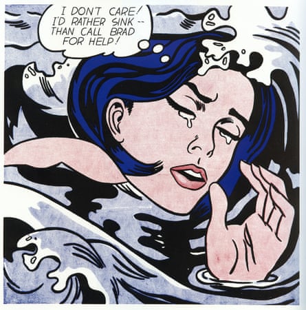 Roy Lichtenstein’s Drowning Girl.