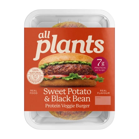 All Plants Sweet Potato, Black Bean & Chipotle Protein Veggie Burger 180g