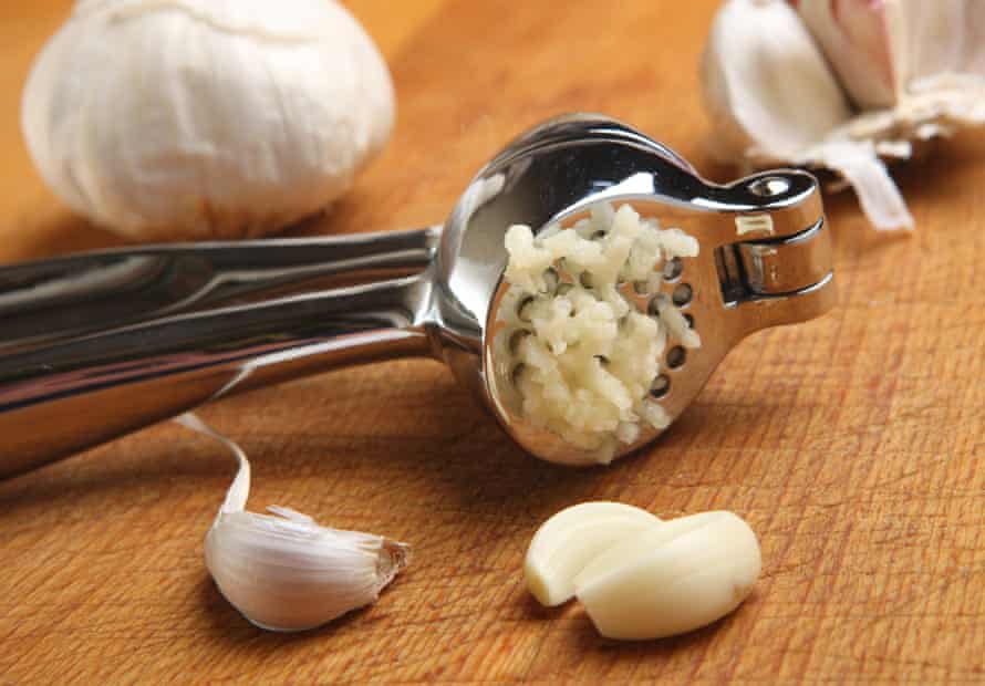Garlic press