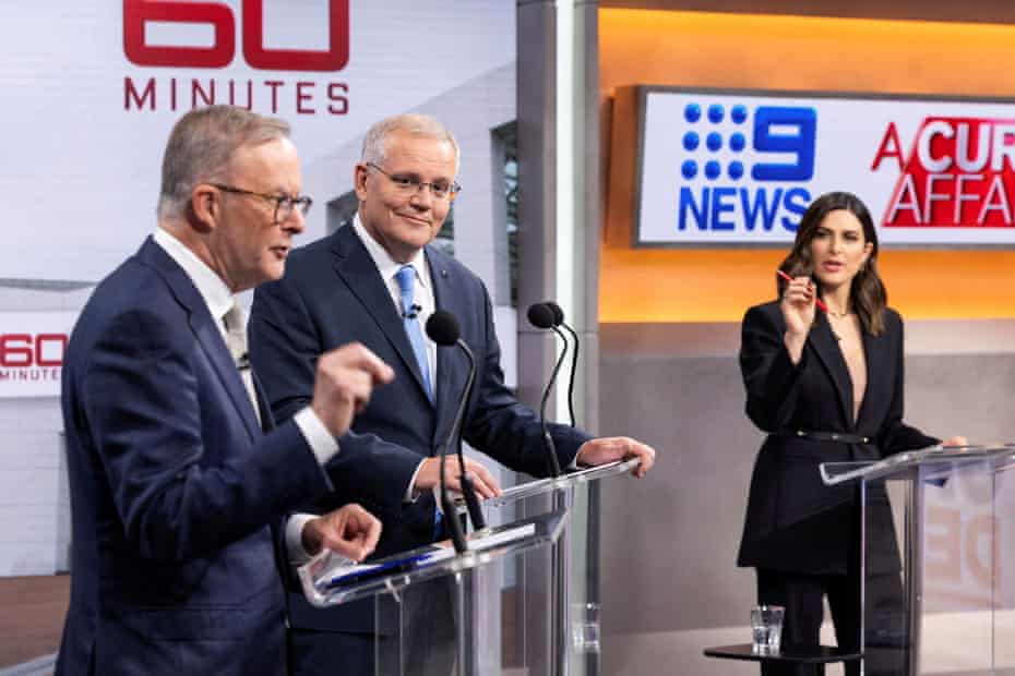 Scott Morrison and Anthony Albanese