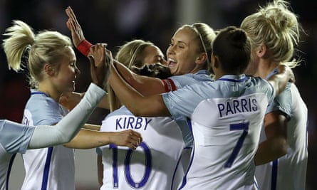 England women continue their World Cup qualifying campaign against Wales in April.