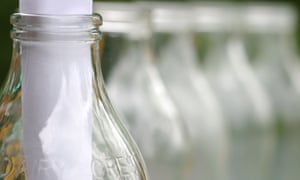 Milk bottles