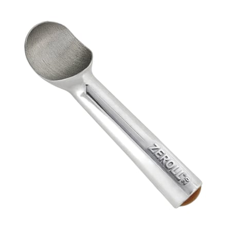 Metal Zeroll ice-cream scoop
