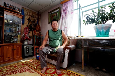 Erdene Bayer at home in Khanbogd