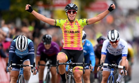 Marta Bastianelli sprints to win opening stage of Women’s Tour of Britain