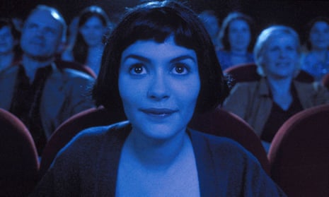Audrey Tautou in Amélie,  a film that celebrates a quirkiness that’s millimeters away from derangement.