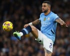 Kyle Walker closes in on shock £5m move to Burnley from Manchester City