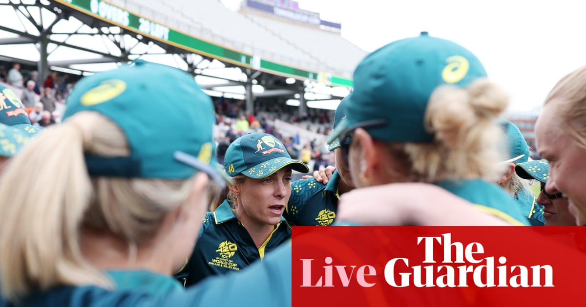 Australia v Pakistan: Women’s T20 World Cup 2026 – live