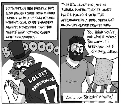 David Squires on ... the Premier League’s opening weekend, panel 6