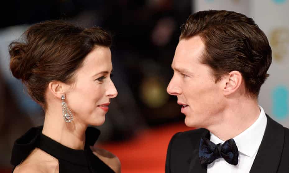 Benedict Cumberbatch and his wife, Sophie Hunter.