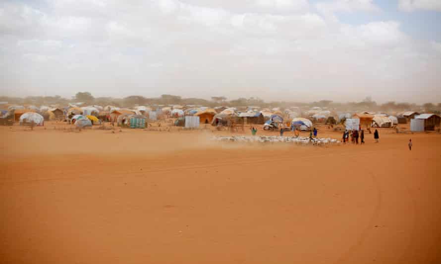 A refugee camp outside Dadaab, eastern Kenya