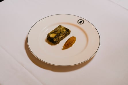 Rabbit Terrine at The Grand Divan at Simpsons on the Strand.