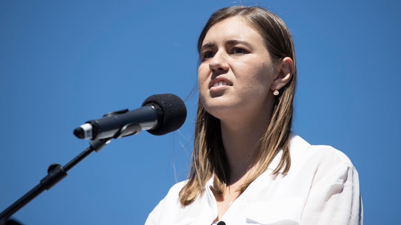 The System Is Broken Brittany Higgins Speaks At Canberra March 4 Justice Rally Video Australia News The Guardian