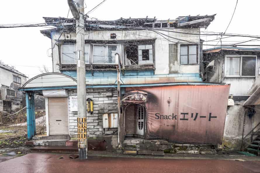 een voormalige snackbar in Yubari