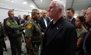 Vice-President Mike Pence tours the Donna Soft-Sided Processing Facility in Donna, Texas, on Friday.
