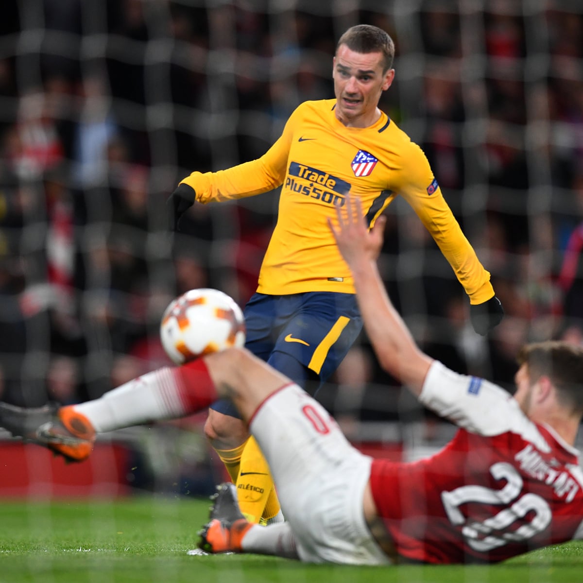 Arsenal 1 1 Atletico Madrid Europa League Semi Final First