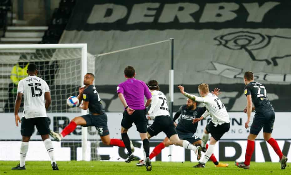 Louie Sibley secures a draw for Derby with a brilliant strike.