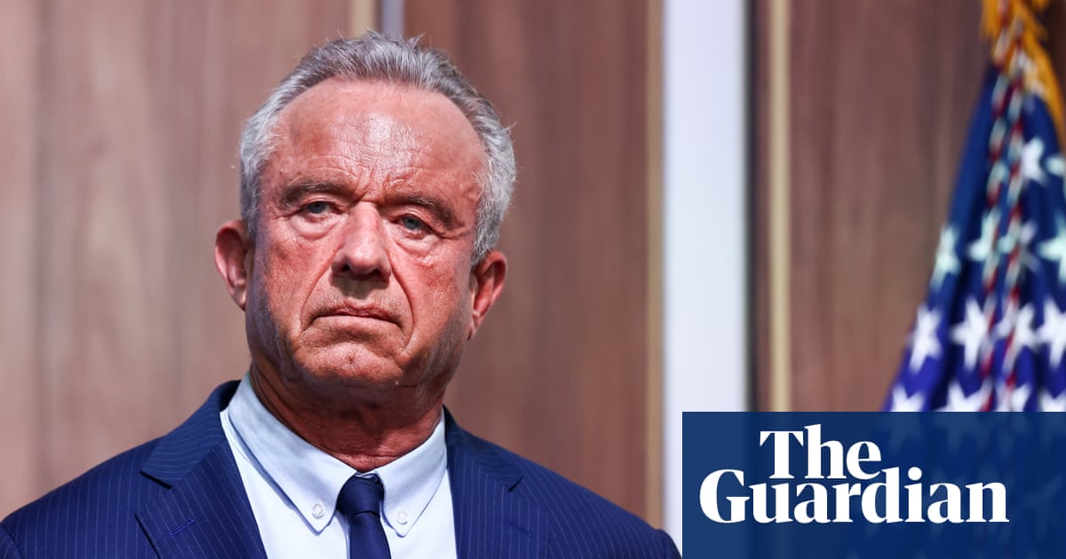 Robert F. Kennedy Jr, moments before explaining that the real problem with cancer screening guidelines is that they haven’t heard from enough YouTube influencers.