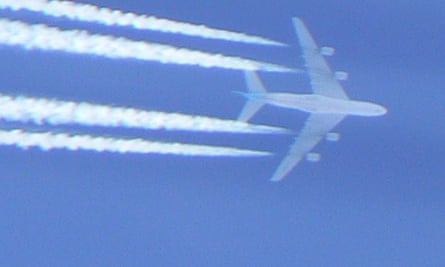 A picture posted on Flickr by a user called chemtrailchaser.