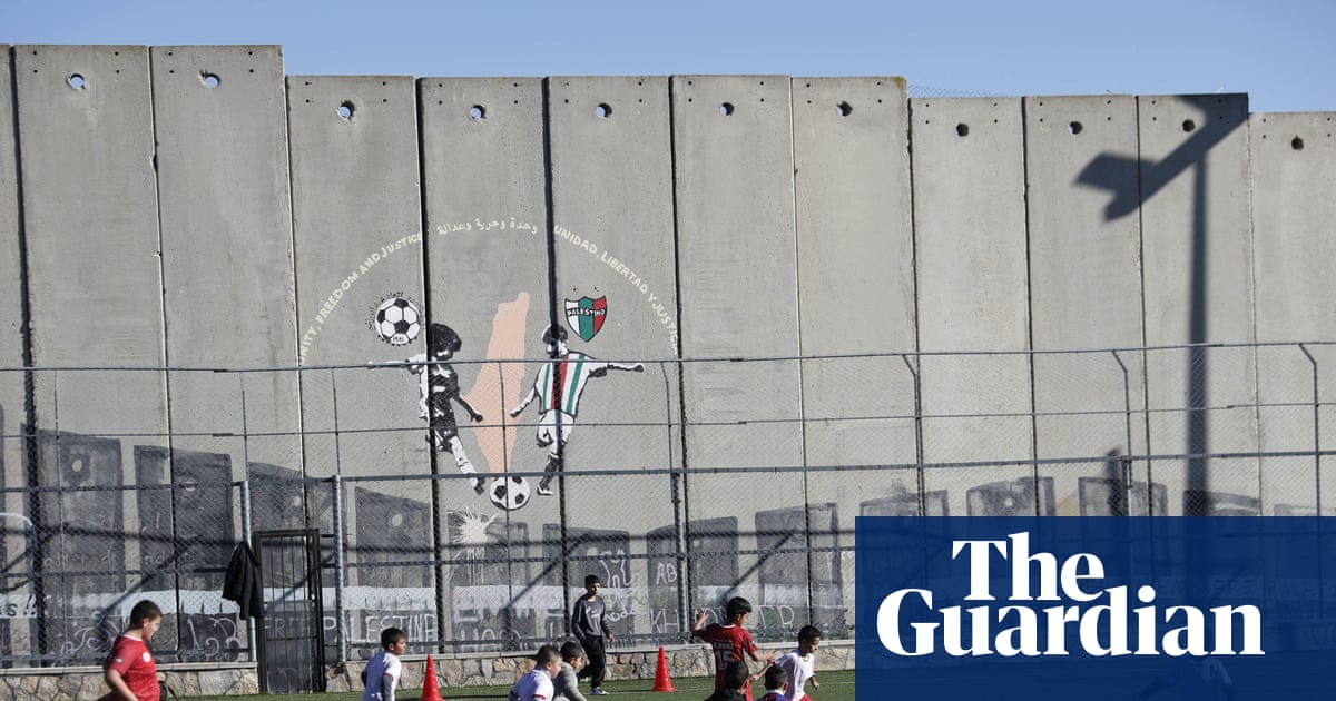 Palestinian refugees’ West Bank football pitch saved after Uefa president lobbies Israel