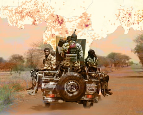 Nigerian soldiers in the Sahel