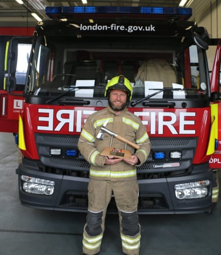 Fireman Wayne Crossman, who was deployed to the from Buncefield oil depot fire in 2005.