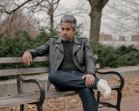 Anand Giridharadas poses for a portrait at Fort Greene Park in Brooklyn. In August 2018, Mr. Giridharadas published the book “Winners Take All: The Elite Charade of Changing the World” which investigates philanthrocapitalism