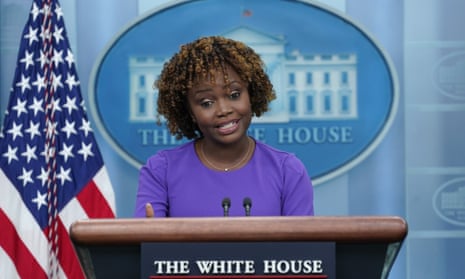Karine Jean-Pierre at the White House.