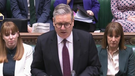 Starmer defends immigration speech as Farage claims Labour 'learning from Reform' – video | PMQs | The Guardian