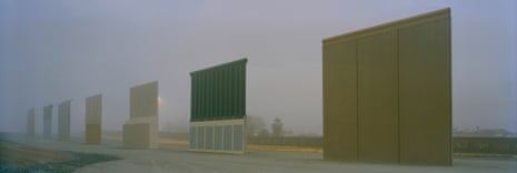 US - Mexican border, San Diego, USA, May 2018Prototypes for the planned border wall
