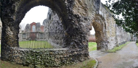 The ruins of Reading Abbey, founded by Henry I.