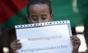 Child from Eritrea in Madrid