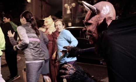 Ghouls will be ghouls on the Run for Your Life blasts through London’s streets.