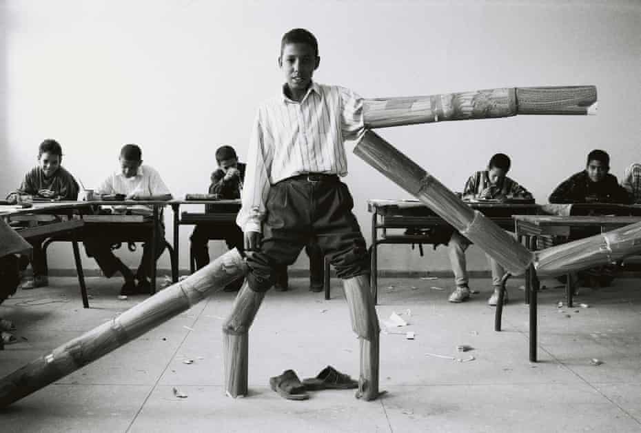 A student in a Marrakech school, from the series The Classroom.