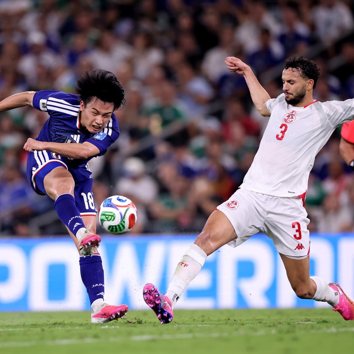 Ueda inspires Japan to eliminate Tunisia in landmark 1,000th World Cup match | World Cup 2026 | The Guardian