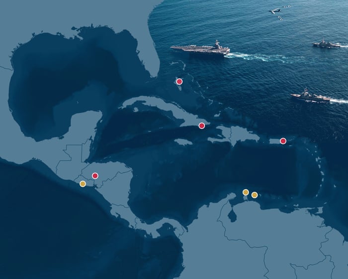 Deadly airstrikes and a military buildup: how the US pressure campaign against Venezuela has unfolded in the Caribbean