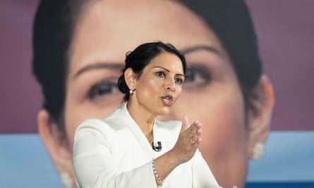 Priti Patel launches her Conservative Party leadership campaign in Westminster, London, Friday 30 August 2024.