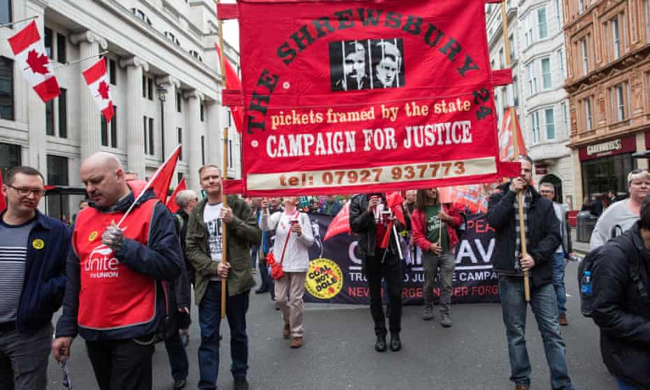 Shrewsbury 24: how industrial action led to 47-year fight for justice | UK criminal justice | The Guardian