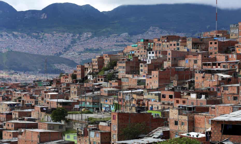 The Bogotá barrio of El Oasis, … residents of poorer neighbourhoods pay less for water, telephone bills and rubbish collection than those in wealthy areas.