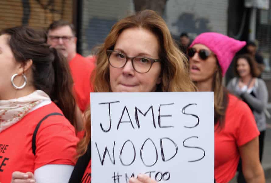 Elizabeth Perkins on a #MeToo march in Hollywood in 2017