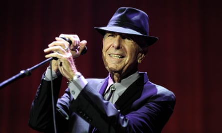 Leonard Cohen in concert at the O2 Arena in London in 2013.