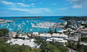 The bay of Noumea