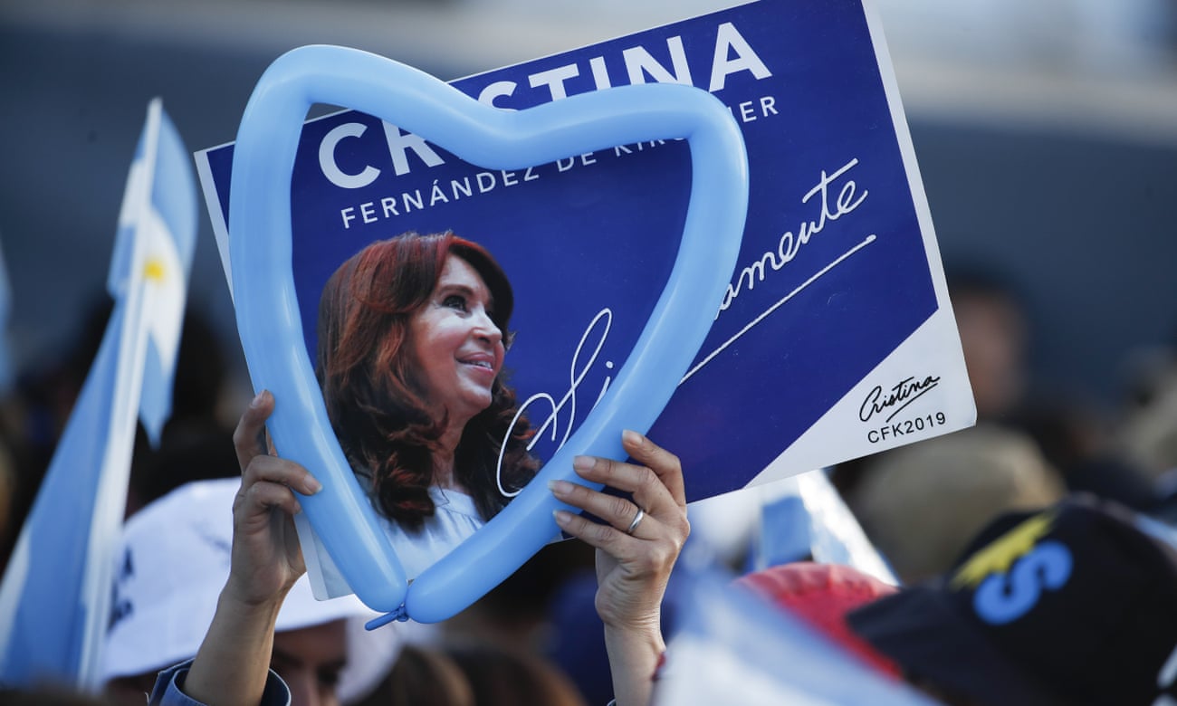 Polls say Fernández de Kirchner and presidential candidate Alberto Fernández (no relation), could win by as much as 19 percentage points.