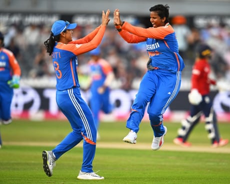 England v India: second women’s T20 cricket international – live