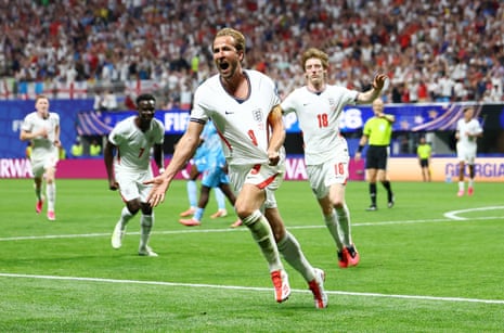 Harry Kane’s runs to celebrate